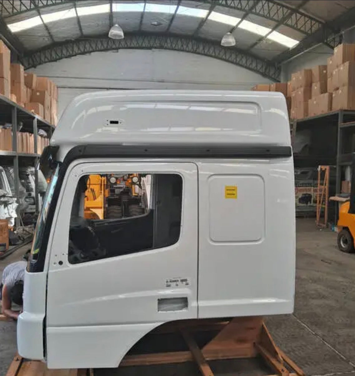 CABINA TECHO ALTO ATEGO SEMIARMADA NUEVA